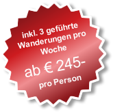 Angebot für Ihren Wanderurlaub im Salzburger Land